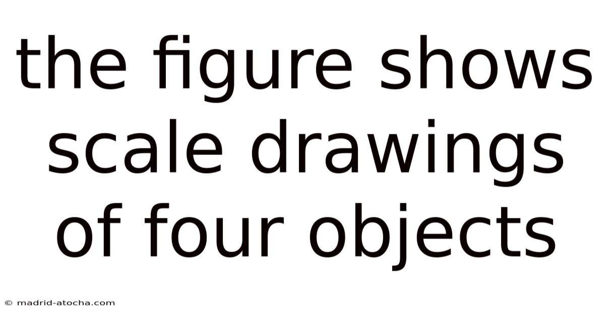 The Figure Shows Scale Drawings Of Four Objects
